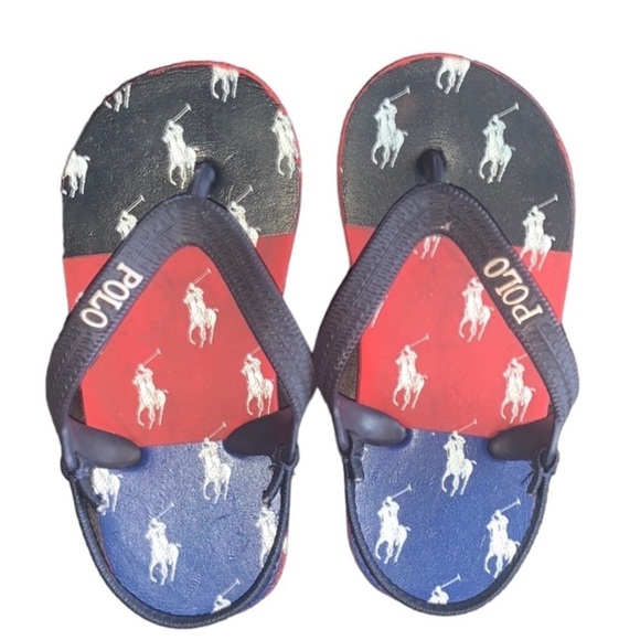 RL POLO FLIP FLOPS - Picture 1 of 2